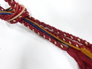 正絹　手組帯締め